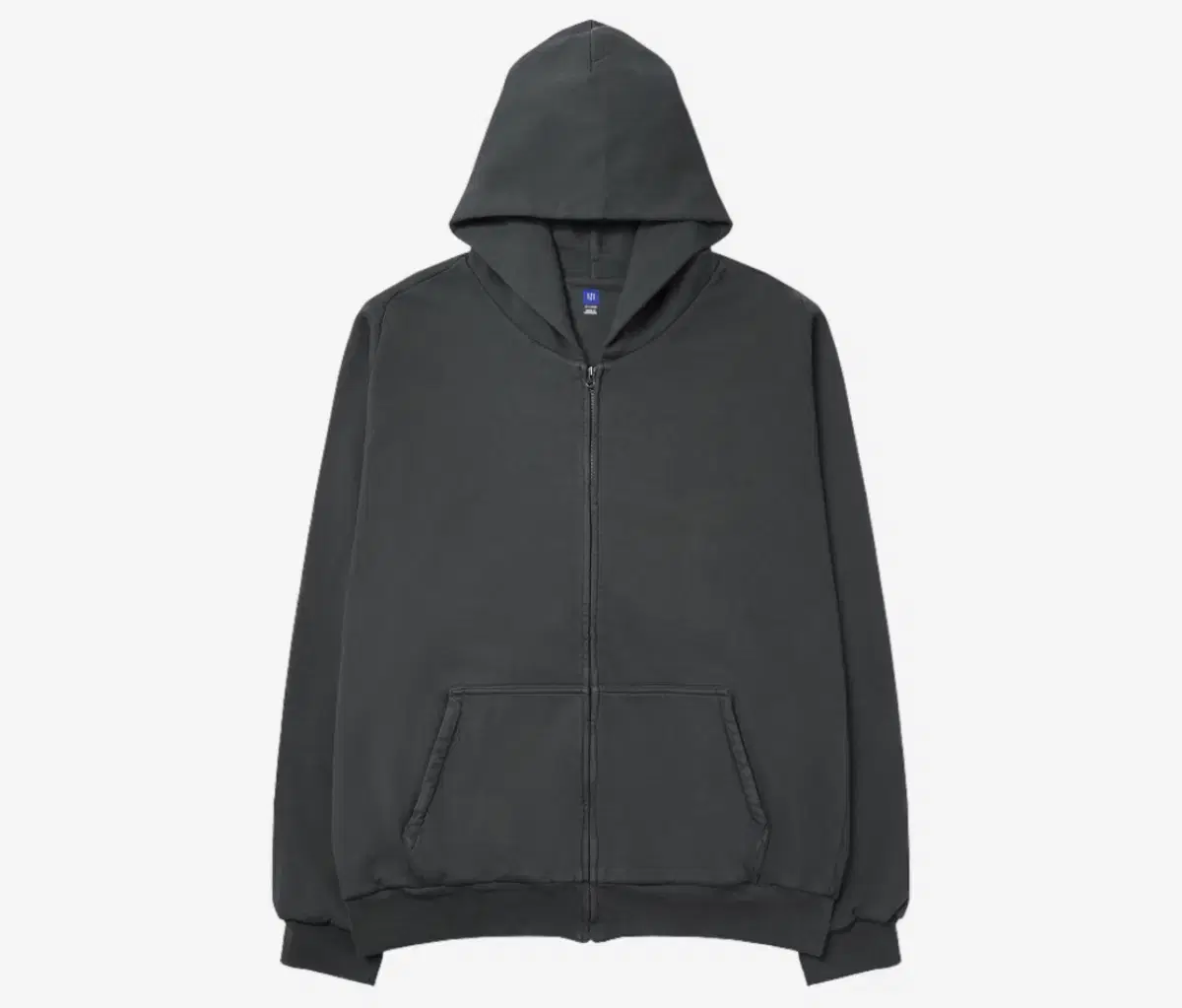 everyone cotton zip up hoodie (black) everyone cotton zip up